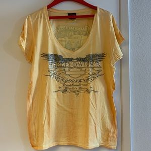 Ladies Harley Davidson Scoop Neck T Shirt